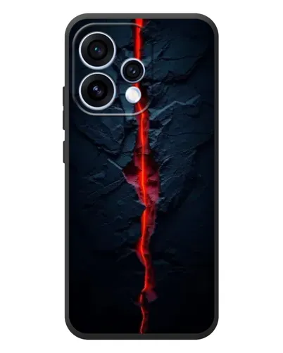 Чохол для OPPO Reno 15 з картинкою «Червона лавова тріщина»