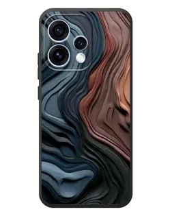 Чохол для OPPO Reno 15 з картинкою «Кольорові хвилі каньйону»