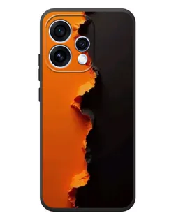 Чохол для OPPO Reno 15 з картинкою «Помаранчевий розлом»