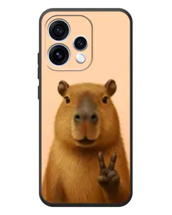 Чехол для OPPO Reno 15 с картинкой «Капибара виктория» Чехол для OPPO Reno 15 с картинкой «Капибара виктория»