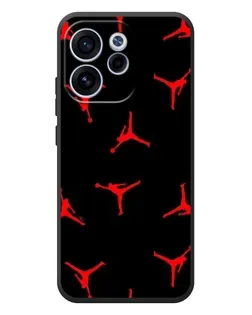 Чохол для OPPO Reno 15F з картинкою «Jordan Red Pattern» Чохол для OPPO Reno 15F з картинкою «Jordan Red Pattern»