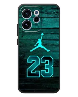 Чехол для OPPO Reno 15F с картинкой «Jordan Cyan 23»