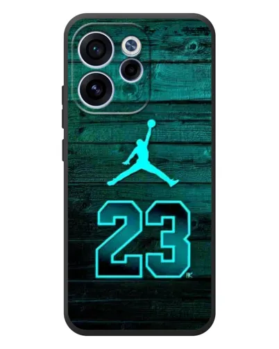 Чехол для OPPO Reno 15F с картинкой «Jordan Cyan 23»