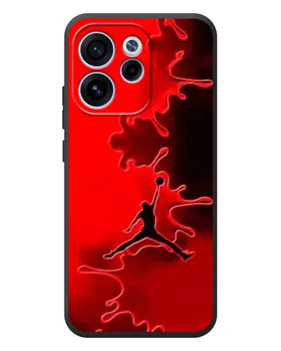 Чехол для OPPO Reno 15F с картинкой «Jordan Red Smoke»