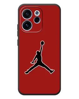 Чехол для OPPO Reno 15F с картинкой «Jordan Red Back»