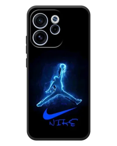 Чехол для OPPO Reno 15F с картинкой «Jordan Neon Blue»