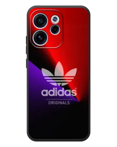 Чехол для OPPO Reno 15F с картинкой «Adidas Red Neon» Чехол для OPPO Reno 15F с картинкой «Adidas Red Neon»