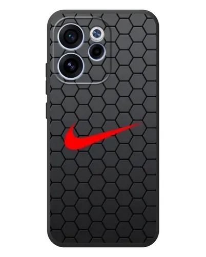 Чехол для OPPO Reno 15F с картинкой «Nike — карбоновая сетка»