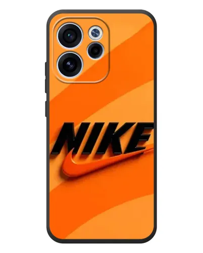 Чехол для OPPO Reno 15F с картинкой «Оранжевый драйв Nike»