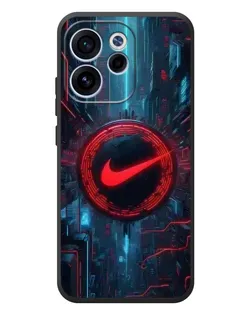 Чехол для OPPO Reno 15F с картинкой «Техногенный стиль Nike»