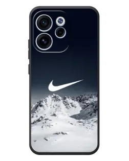 Чехол для OPPO Reno 15F с картинкой «Nike — зимние горы»