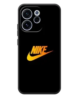 Чехол для OPPO Reno 15F с картинкой «Золотой логотип Nike»