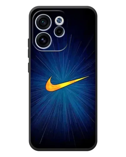 Чехол для OPPO Reno 15F с картинкой «Синий пульс Nike» Чехол для OPPO Reno 15F с картинкой «Синий пульс Nike»