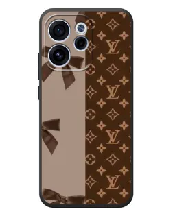 Чехол для OPPO Reno 15F с картинкой «Louis Vuitton — банты»