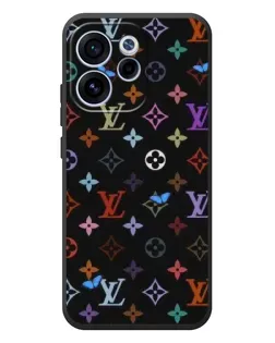 Чехол для OPPO Reno 15F с картинкой «Цветная монограмма LV»