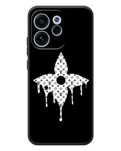 Чехол для OPPO Reno 15F с картинкой «Цветочная монограмма»