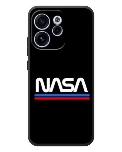 Чехол для OPPO Reno 15F с картинкой «NASA — классика Red Blue» Чехол для OPPO Reno 15F с картинкой «NASA — классика Red Blue»