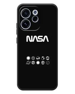 Чехол для OPPO Reno 15F с картинкой «NASA — технический принт»