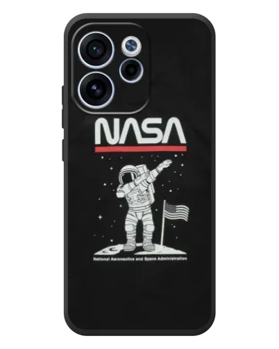 Чехол для OPPO Reno 15F с картинкой «NASA — шагаем по Луне» Чехол для OPPO Reno 15F с картинкой «NASA — шагаем по Луне»
