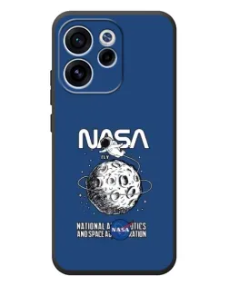 Чехол для OPPO Reno 15F с картинкой «NASA — лунная миссия»