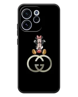 Чохол для OPPO Reno 15F з картинкою «Мінні Маус на лого»