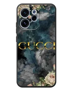 Чохол для OPPO Reno 15F з картинкою «Абстрактні квіти Gucci»