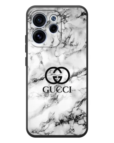Чехол для OPPO Reno 15F с картинкой «Gucci — мраморный шик» Чехол для OPPO Reno 15F с картинкой «Gucci — мраморный шик»