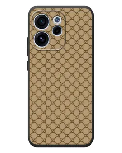 Чохол для OPPO Reno 15F з картинкою «Gucci — класичний беж»