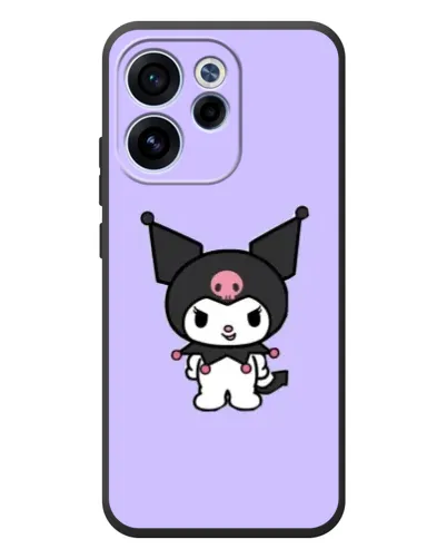 Чехол для OPPO Reno 15F с картинкой «Kuromi — нежный фиолетовый»