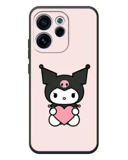 Чехол для OPPO Reno 15F с картинкой «Kuromi и сердце»