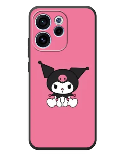 Чехол для OPPO Reno 15F с картинкой «Хмурая Kuromi»