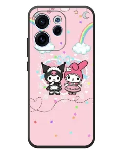 Чехол для OPPO Reno 15F с картинкой «My Melody и Kuromi»