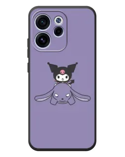 Чехол для OPPO Reno 15F с картинкой «Kuromi на лиловом фоне»