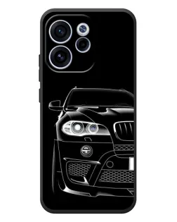 Чехол для OPPO Reno 15F с картинкой «Темный силуэт BMW»