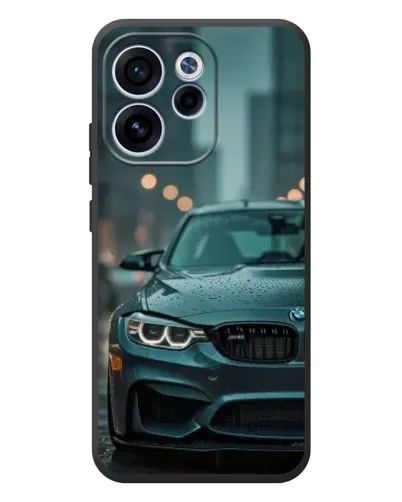 Чехол для OPPO Reno 15F с картинкой «BMW в огнях города»