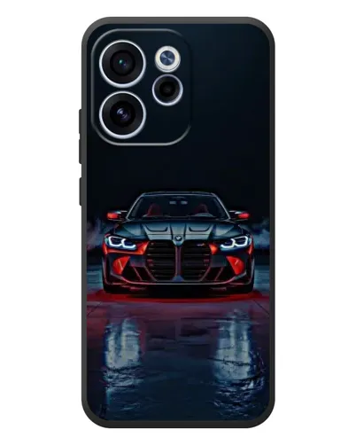 Чехол для OPPO Reno 15F с картинкой «BMW на мокрой дороге»