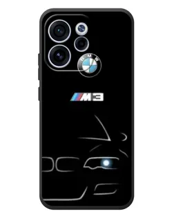 Чехол для OPPO Reno 15F с картинкой «Минималистичный принт BMW M3»