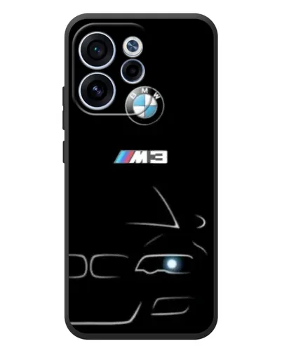 Чехол для OPPO Reno 15F с картинкой «Минималистичный принт BMW M3»