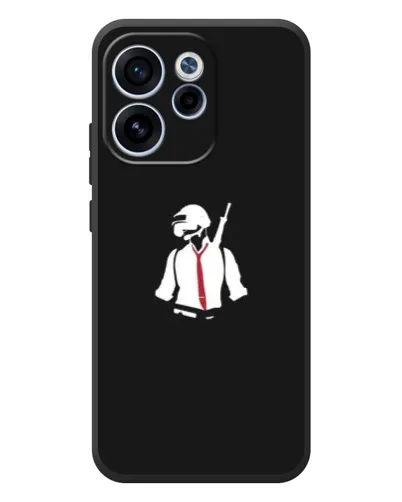 Чехол для OPPO Reno 15F с картинкой «PUBG — силуэт воина» Чехол для OPPO Reno 15F с картинкой «PUBG — силуэт воина»