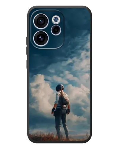 Чехол для OPPO Reno 15F с картинкой «Герой PUBG на скале» Чехол для OPPO Reno 15F с картинкой «Герой PUBG на скале»