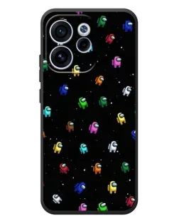 Чехол для OPPO Reno 15F с картинкой «Экипаж Among Us»
