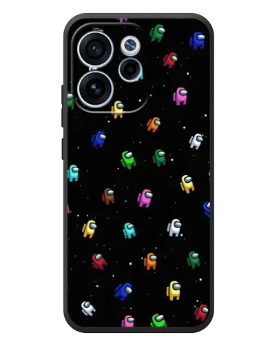 Чехол для OPPO Reno 15F с картинкой «Экипаж Among Us» Чехол для OPPO Reno 15F с картинкой «Экипаж Among Us»