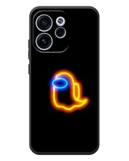 Чехол для OPPO Reno 15F с картинкой «Among Us неоновое сияние»