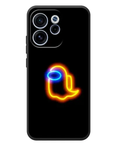 Чехол для OPPO Reno 15F с картинкой «Among Us неоновое сияние» Чехол для OPPO Reno 15F с картинкой «Among Us неоновое сияние»