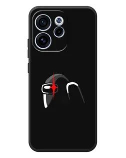 Чехол для OPPO Reno 15F с картинкой «Among Us шлем»
