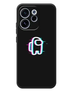 Чехол для OPPO Reno 15F с картинкой «Among Us неон» Чехол для OPPO Reno 15F с картинкой «Among Us неон»