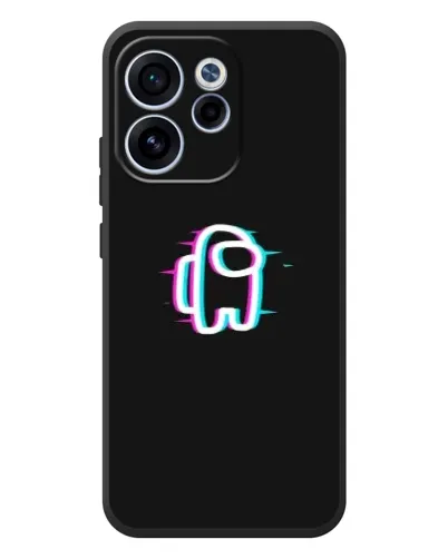 Чехол для OPPO Reno 15F с картинкой «Among Us неон» Чехол для OPPO Reno 15F с картинкой «Among Us неон»
