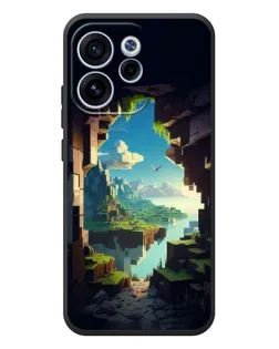 Чехол для OPPO Reno 15F с картинкой «Вид из пещеры»