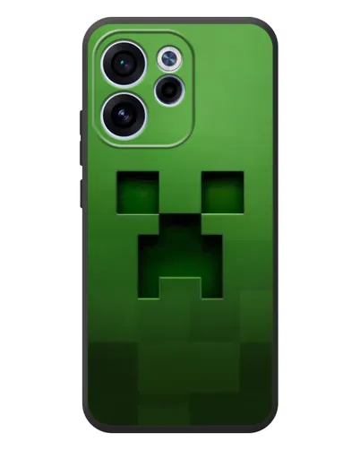 Чехол для OPPO Reno 15F с картинкой «Крипер микро-дизайн»