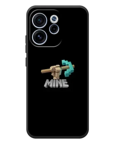 Чехол для OPPO Reno 15F с картинкой «Алмазная кирка»